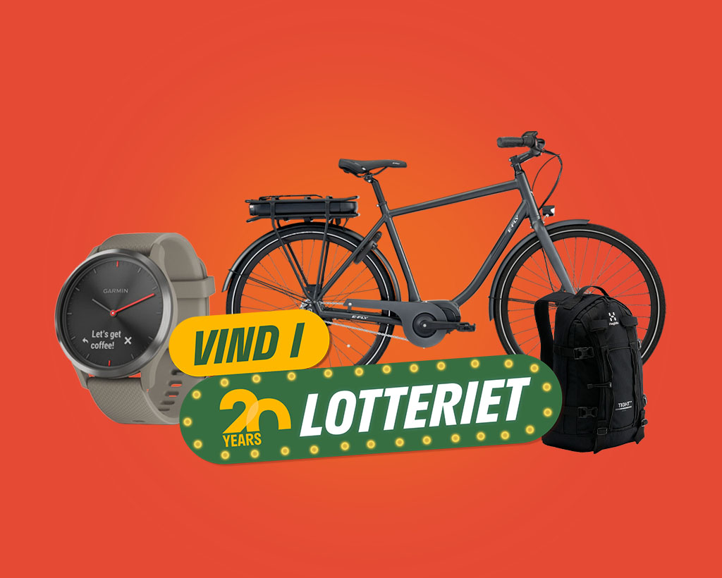 Du kan vinde flotte præmier som elcykler, aktivitetsure og tasker i VitaePros store jubilæumslotteri